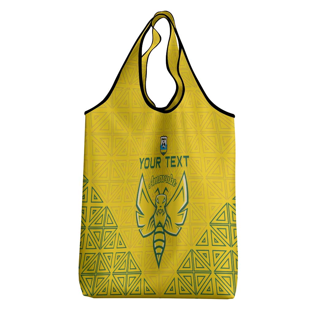 Custom Jamhuri ya Rwanda Football Grocery Bag Go Amavubi Go