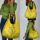 Custom Jamhuri ya Rwanda Football Grocery Bag Go Amavubi Go