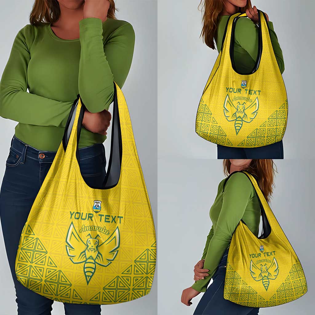 Custom Jamhuri ya Rwanda Football Grocery Bag Go Amavubi Go