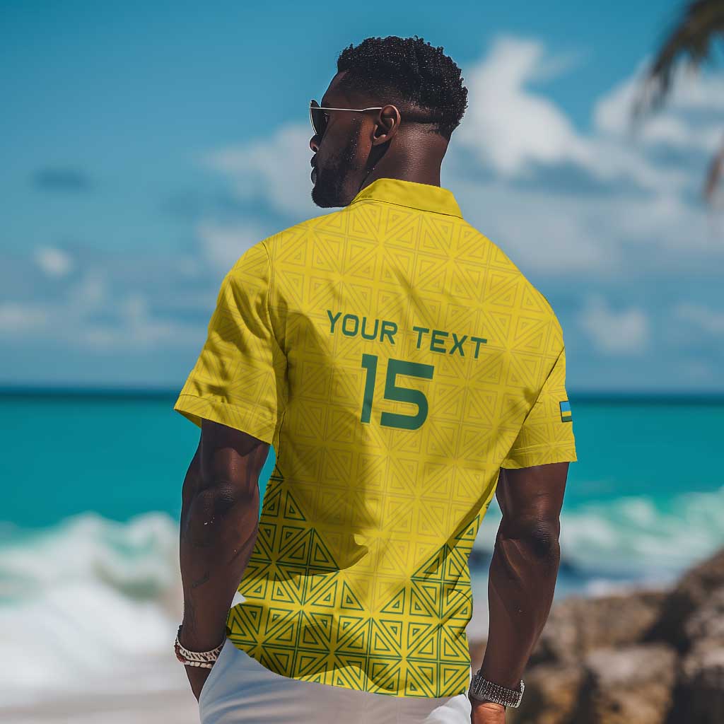 Custom Jamhuri ya Rwanda Football Hawaiian Shirt Go Amavubi Go