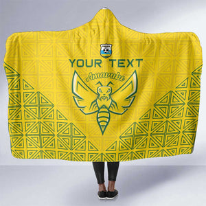 Custom Jamhuri ya Rwanda Football Hooded Blanket Go Amavubi Go