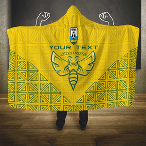 Custom Jamhuri ya Rwanda Football Hooded Blanket Go Amavubi Go
