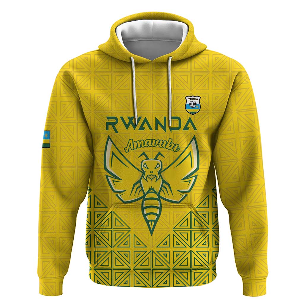 Custom Jamhuri ya Rwanda Football Hoodie Go Amavubi Go