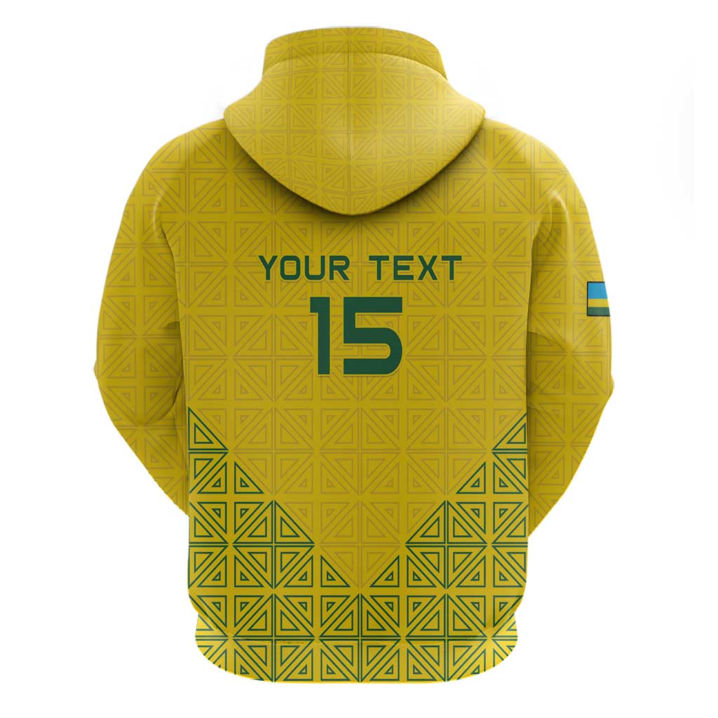 Custom Jamhuri ya Rwanda Football Hoodie Go Amavubi Go