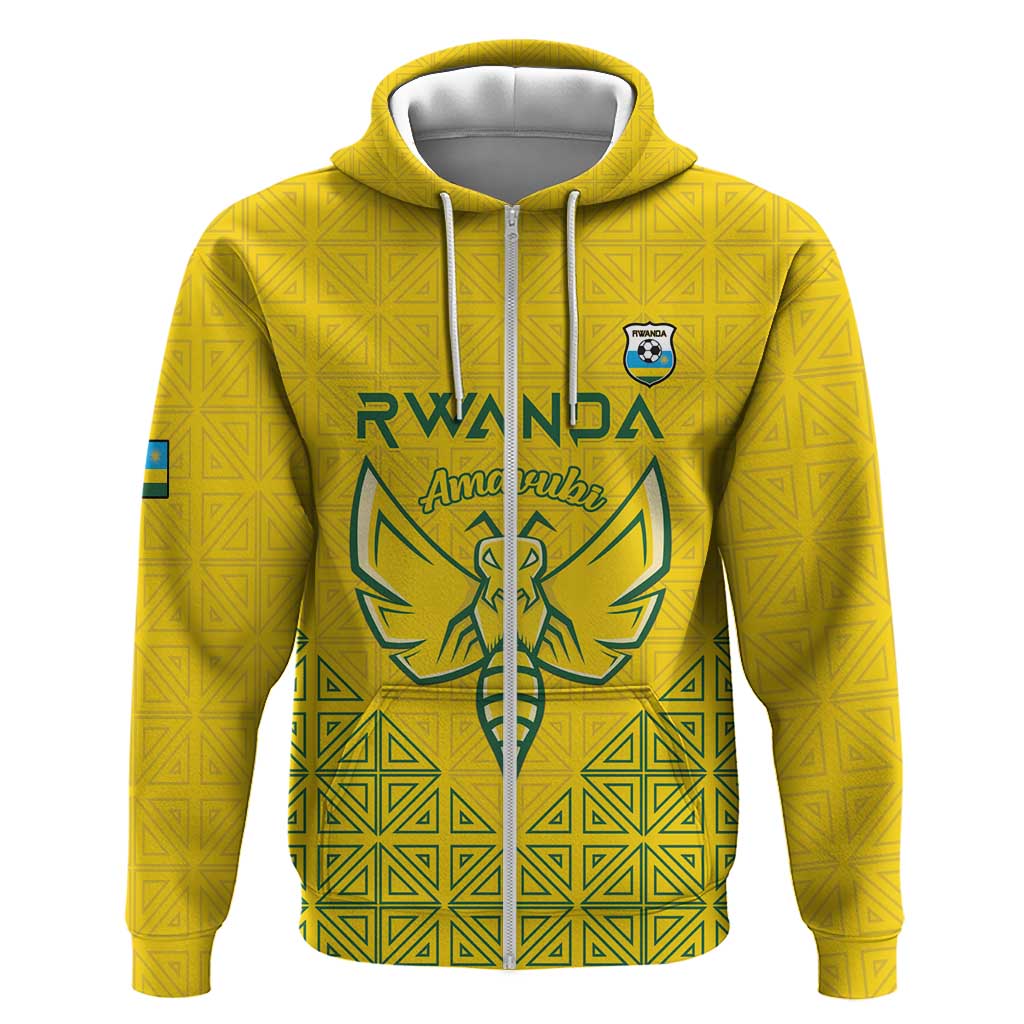 Custom Jamhuri ya Rwanda Football Hoodie Go Amavubi Go