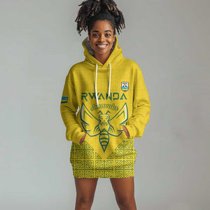 Custom Jamhuri ya Rwanda Football Hoodie Dress Go Amavubi Go