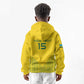 Custom Jamhuri ya Rwanda Football Kid Hoodie Go Amavubi Go