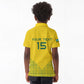 Custom Jamhuri ya Rwanda Football Kid Polo Shirt Go Amavubi Go