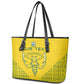 Custom Jamhuri ya Rwanda Football Leather Tote Bag Go Amavubi Go