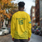 Custom Jamhuri ya Rwanda Football Long Sleeve Shirt Go Amavubi Go