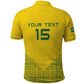 Custom Jamhuri ya Rwanda Football Polo Shirt Go Amavubi Go