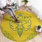 Custom Jamhuri ya Rwanda Football Round Carpet Go Amavubi Go