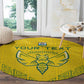 Custom Jamhuri ya Rwanda Football Round Carpet Go Amavubi Go