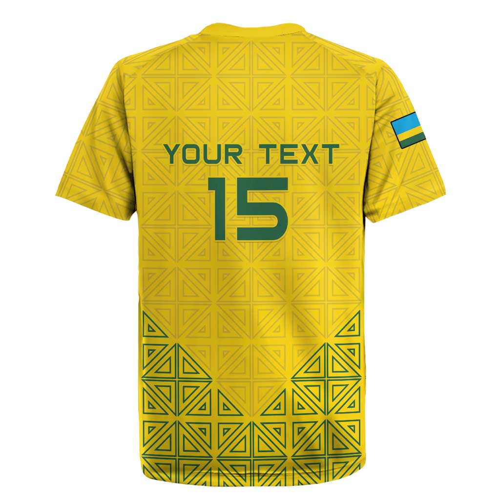 Custom Jamhuri ya Rwanda Football Rugby Jersey Go Amavubi Go