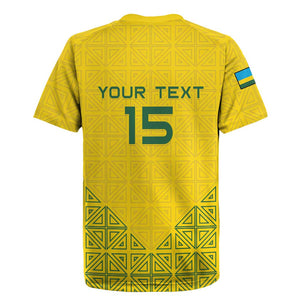 Custom Jamhuri ya Rwanda Football Rugby Jersey Go Amavubi Go
