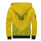 Custom Jamhuri ya Rwanda Football Sherpa Hoodie Go Amavubi Go