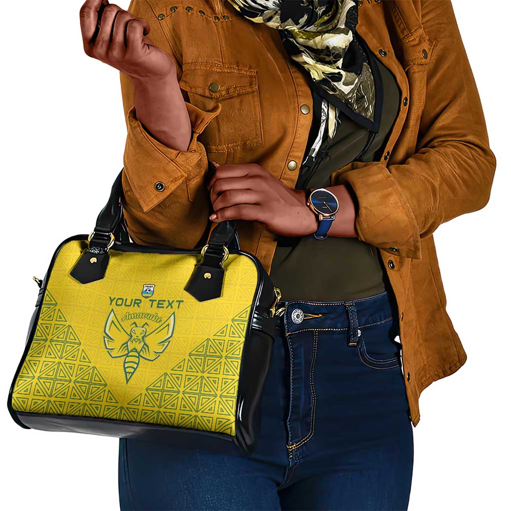 Custom Jamhuri ya Rwanda Football Shoulder Handbag Go Amavubi Go
