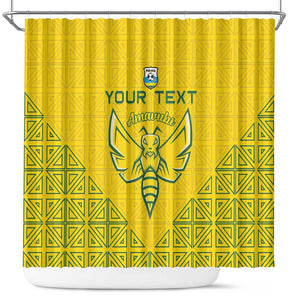 Custom Jamhuri ya Rwanda Football Shower Curtain Go Amavubi Go