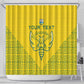 Custom Jamhuri ya Rwanda Football Shower Curtain Go Amavubi Go