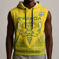 Custom Jamhuri ya Rwanda Football Sleeveless Hoodie Go Amavubi Go - African Pride