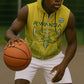 Custom Jamhuri ya Rwanda Football Sleeveless Zip Hoodie Go Amavubi Go - African Pride