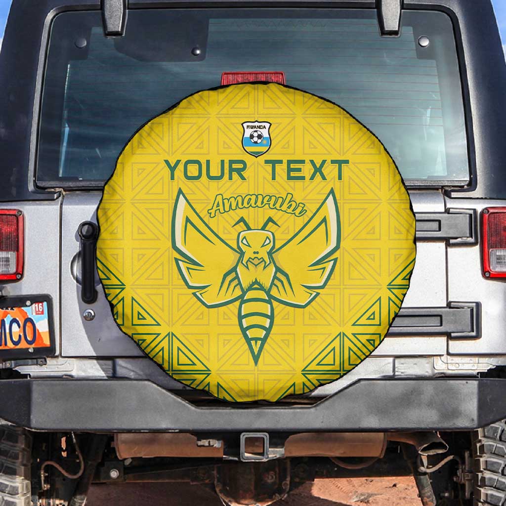 Custom Jamhuri ya Rwanda Football Spare Tire Cover Go Amavubi Go