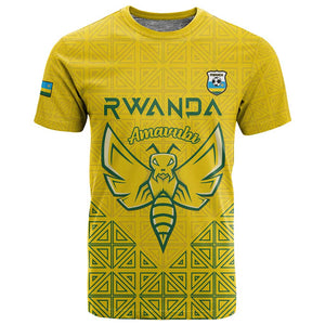 Custom Jamhuri ya Rwanda Football T shirt Go Amavubi Go
