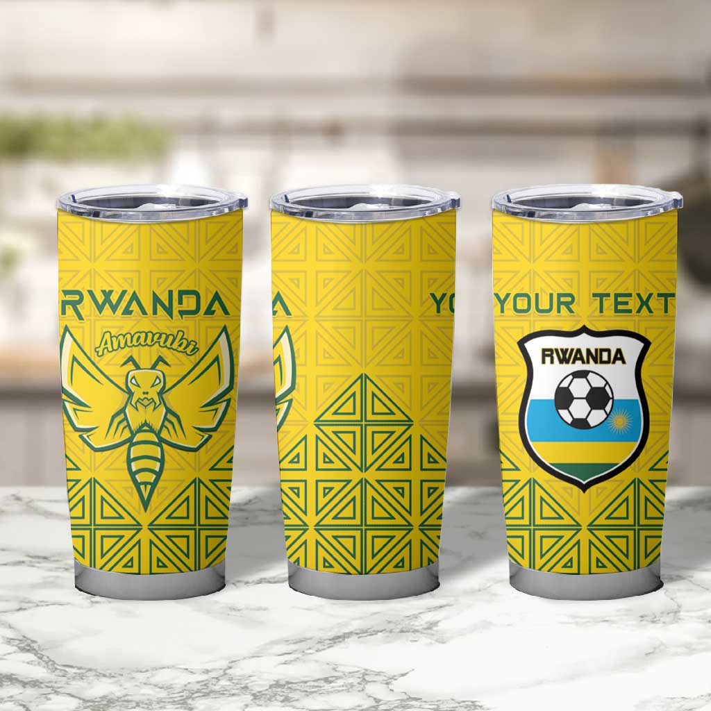 Custom Jamhuri ya Rwanda Football Tumbler Cup Go Amavubi Go