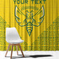 Custom Jamhuri ya Rwanda Football Window Curtain Go Amavubi Go