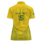 Custom Jamhuri ya Rwanda Football Women Polo Shirt Go Amavubi Go
