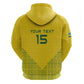 Custom Jamhuri ya Rwanda Football Zip Hoodie Go Amavubi Go