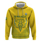 Custom Jamhuri ya Rwanda Football Zip Hoodie Go Amavubi Go
