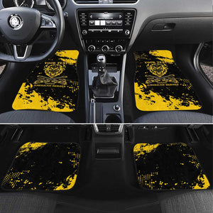 Personalized African-American Heroes Car Mats Bison Buffalo Soldiers - Black Grunge Style - African Pride