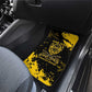 Personalized African-American Heroes Car Mats Bison Buffalo Soldiers - Black Grunge Style - African Pride