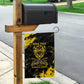 Personalized African-American Heroes Garden Flag Bison Buffalo Soldiers - Black Grunge Style - African Pride