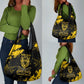 Personalized African-American Heroes Grocery Bag Bison Buffalo Soldiers - Black Grunge Style - African Pride
