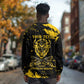 Personalized African-American Heroes Long Sleeve Shirt Bison Buffalo Soldiers - Black Grunge Style - African Pride