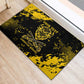 Personalized African-American Heroes Rubber Doormat Bison Buffalo Soldiers - Black Grunge Style - African Pride