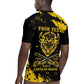 Personalized African-American Heroes Rugby Jersey Bison Buffalo Soldiers - Black Grunge Style - African Pride
