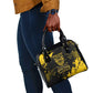 Personalized African-American Heroes Shoulder Handbag Bison Buffalo Soldiers - Black Grunge Style - African Pride