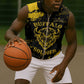 Personalized African-American Heroes Sleeveless Zip Hoodie Bison Buffalo Soldiers - Black Grunge Style - African Pride