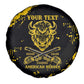 Personalized African-American Heroes Spare Tire Cover Bison Buffalo Soldiers - Black Grunge Style - African Pride