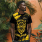 Personalized African-American Heroes T shirt Bison Buffalo Soldiers - Black Grunge Style - African Pride