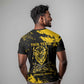 Personalized African-American Heroes T shirt Bison Buffalo Soldiers - Black Grunge Style - African Pride