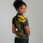 Personalized African-American Heroes Women Polo Shirt Bison Buffalo Soldiers - Black Grunge Style - African Pride