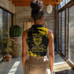 Personalized African-American Heroes Women Sleeveless Polo Shirt Bison Buffalo Soldiers - Black Grunge Style - African Pride