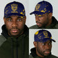 Personalized African-American Heroes Classic Cap Bison Buffalo Soldiers - Blue Grunge Style - African Pride