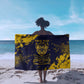 Personalized African-American Heroes Sarong Bison Buffalo Soldiers - Blue Grunge Style - African Pride