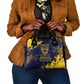 Personalized African-American Heroes Shoulder Handbag Bison Buffalo Soldiers - Blue Grunge Style - African Pride