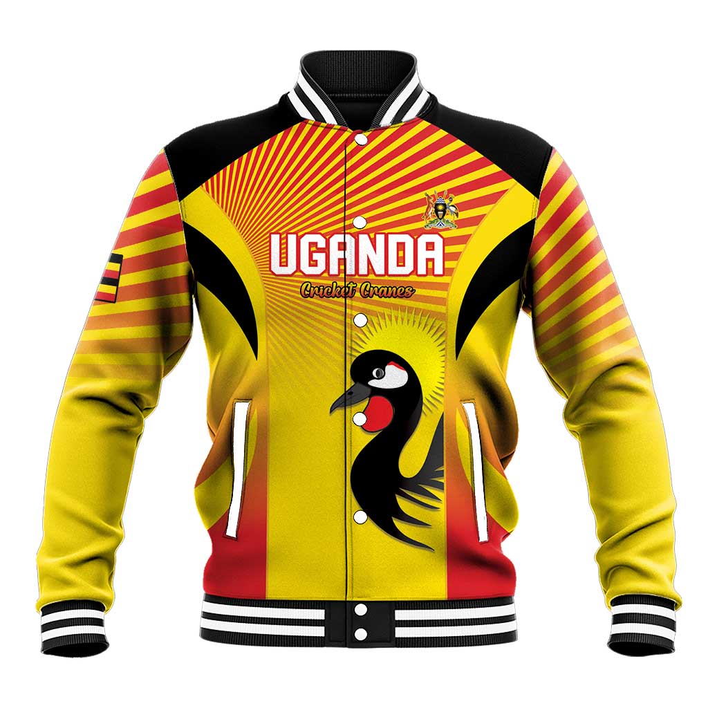 Custom Uganda Cricket Baseball Jacket Go Champions - African Pride